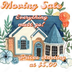 ✨🌻Moving Sale!🌻✨Prices up to 90% off retail price, and starting at only $5.00